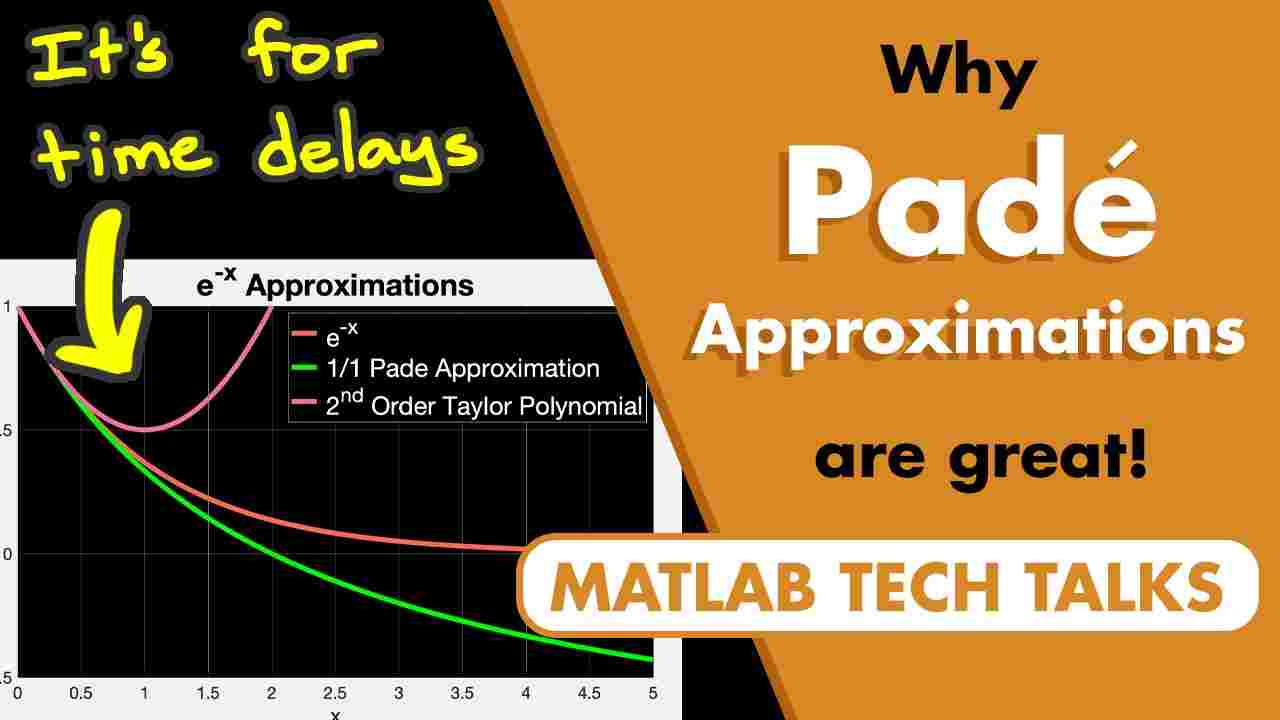 Learn what Padé approximations are and how to calculate them, why they are important, and when to use them—specifically in the context of time delay and control system design.