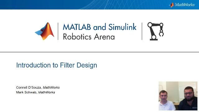 Join Mark Schwab and Connell D'Souza as they demonstrate the use of the Filter Designer app and interactively design filters for digital signal processing that can be implemented in MATLAB or Simulink.