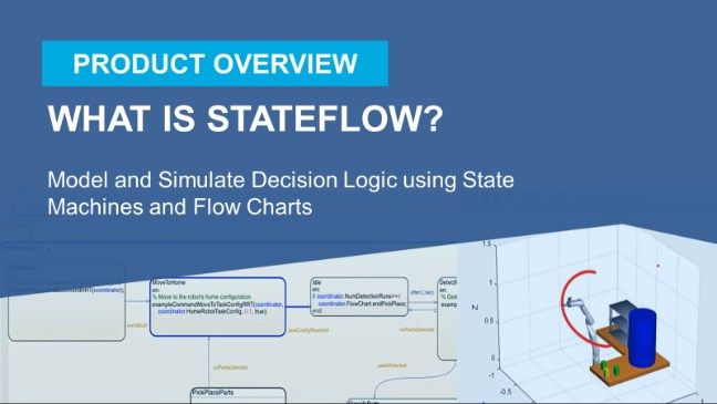 Stateflow provides a graphical language that includes state transition diagrams, flow charts, state transition tables, and truth tables.