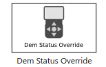Dem Status Override block