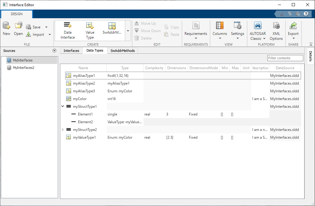 Image of standalone interface editor