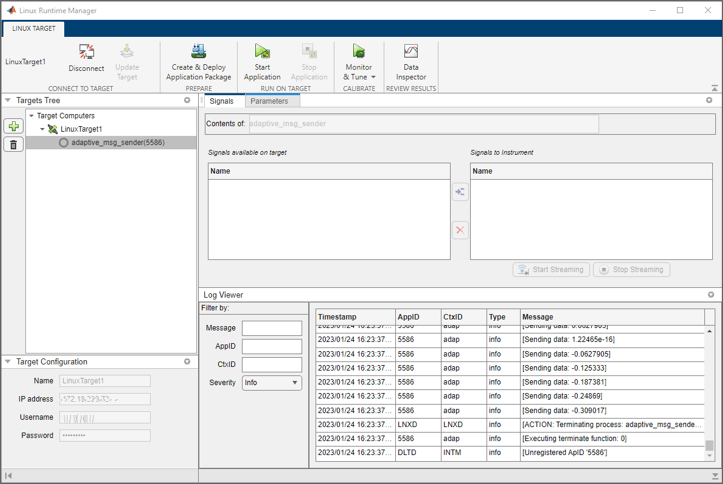 Embedded Coder Support Package for Linux Applications 快速入门