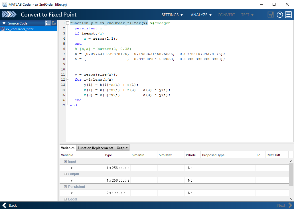 propose-fixed-point-data-types-based-on-simulation-ranges-matlab