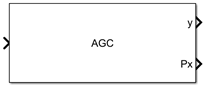 AGC block with optional ports shown