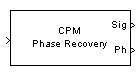 CPM Phase Recovery block