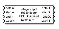 Integer-Input RS Encoder HDL Optimized block