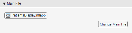 Exported file section of the compiler task with no file selected and a button labeled Add Exported Function
