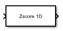 Zscore 1D block