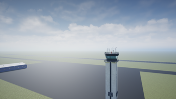 Airport scene