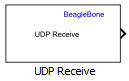 UDP Receive block