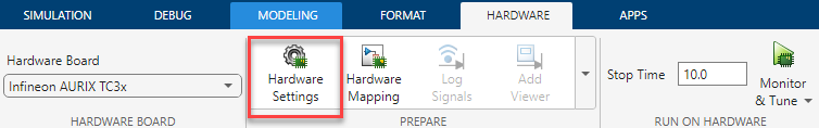 Hardware Settings