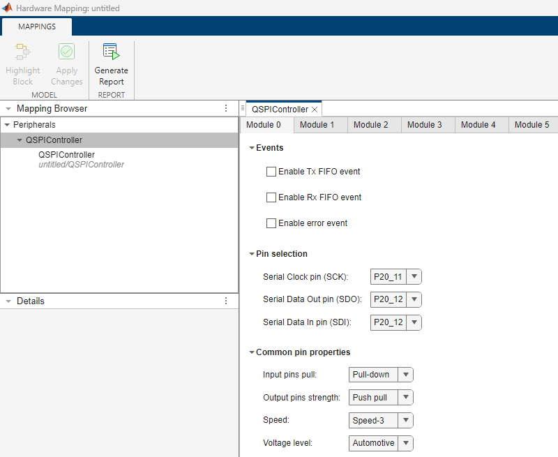 QSPI controller HM