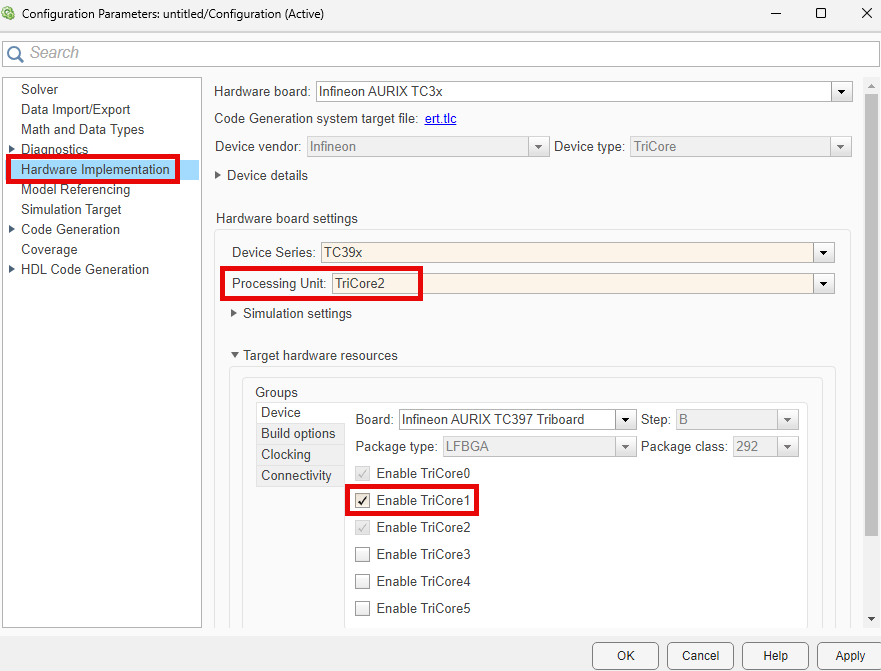 Enabling participating cores for TriCore 2