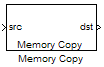 Memory Copy block