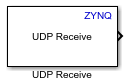 UDP Receive block