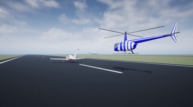 Visualize Aircraft Takeoff Using Unreal Engine 3D Environment