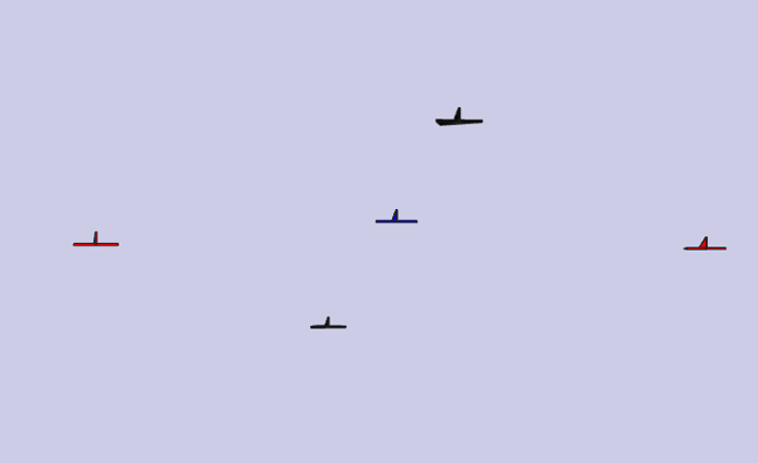 Multiple Aircraft with Collaborative Control