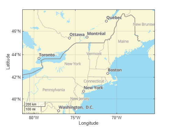 Figure contains an axes object with type geoaxes. The geoaxes object is empty.