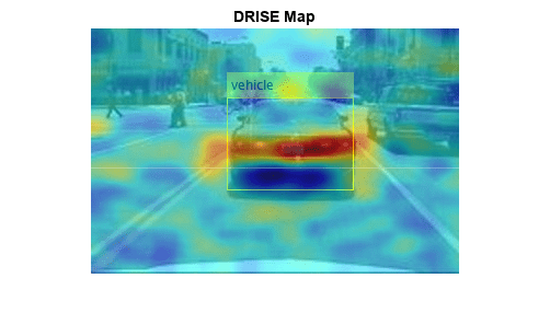 Figure contains an axes object. The axes object with title DRISE Map contains 2 objects of type image.