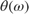 $\theta(\omega)$