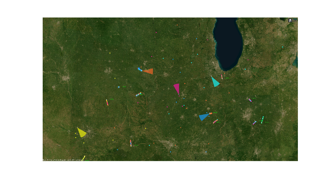Wide Area Surveillance Using Ground and Airborne Radars