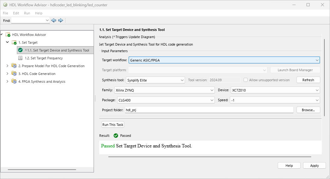 Perform Synthesis and Implementation Using Synplify Elite