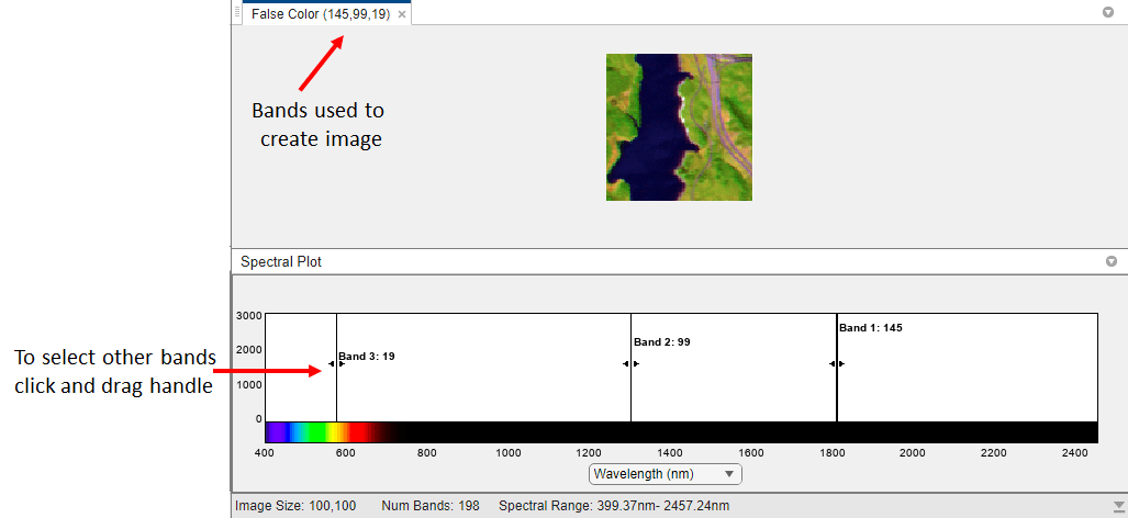 Hyperspectral Viewer False Color View