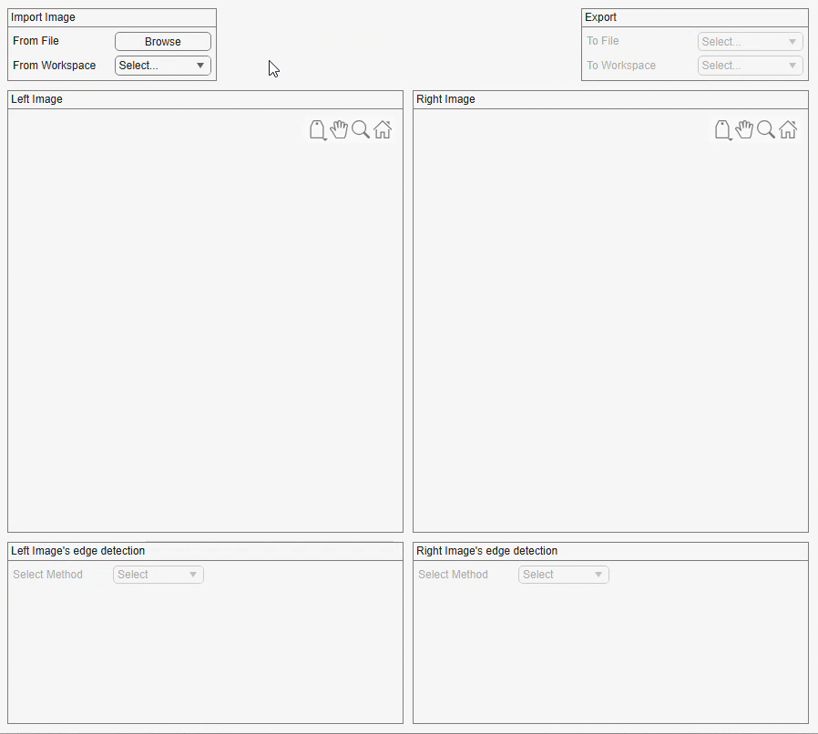 Import image into the app.
