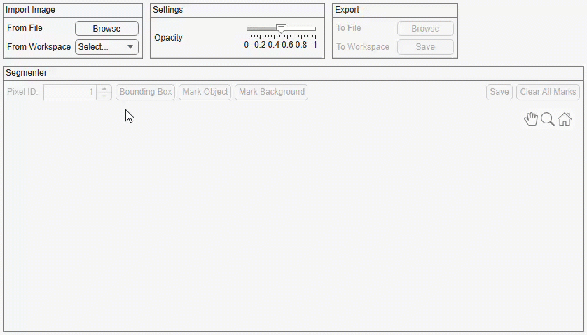 Import image into the app.