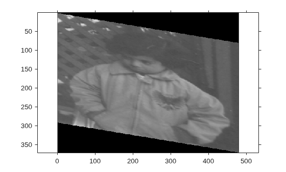 Figure contains an axes object. The axes object contains an object of type image.