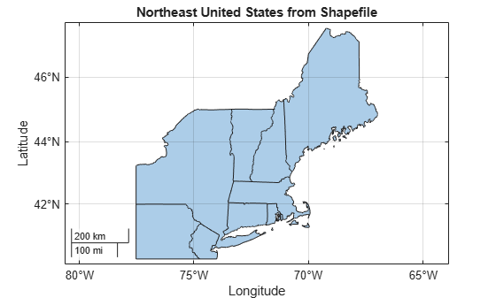 Figure contains an axes object with type geoaxes. The geoaxes object contains an object of type polygon.