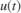 $u\left( t \right)$