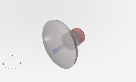 Figure Progressive Lens + Eye contains an object of type optics.ui.opticalsystemviewer3d.