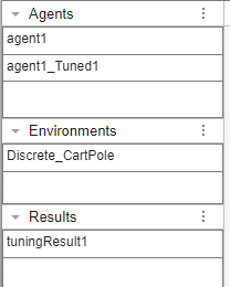 Agents pane
