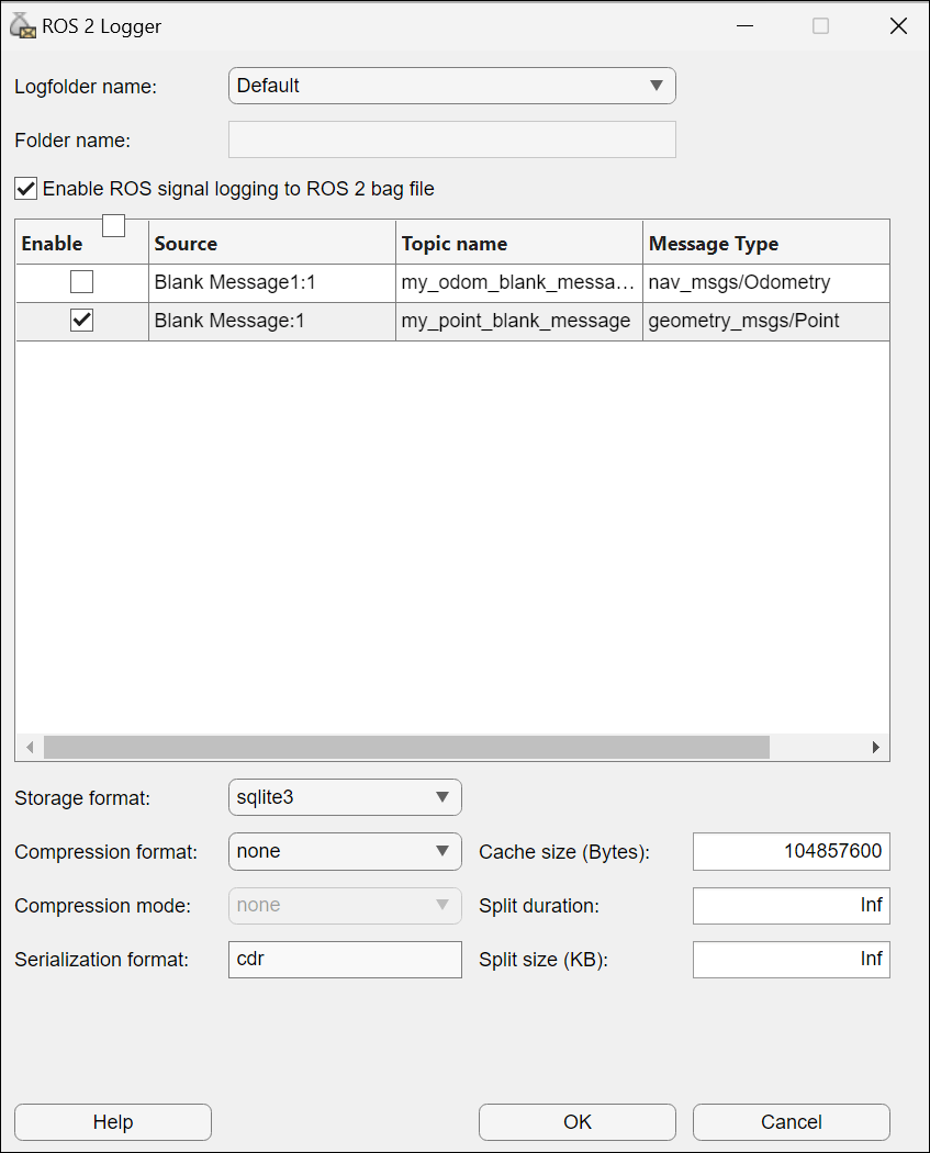 ROS 2 Logger App