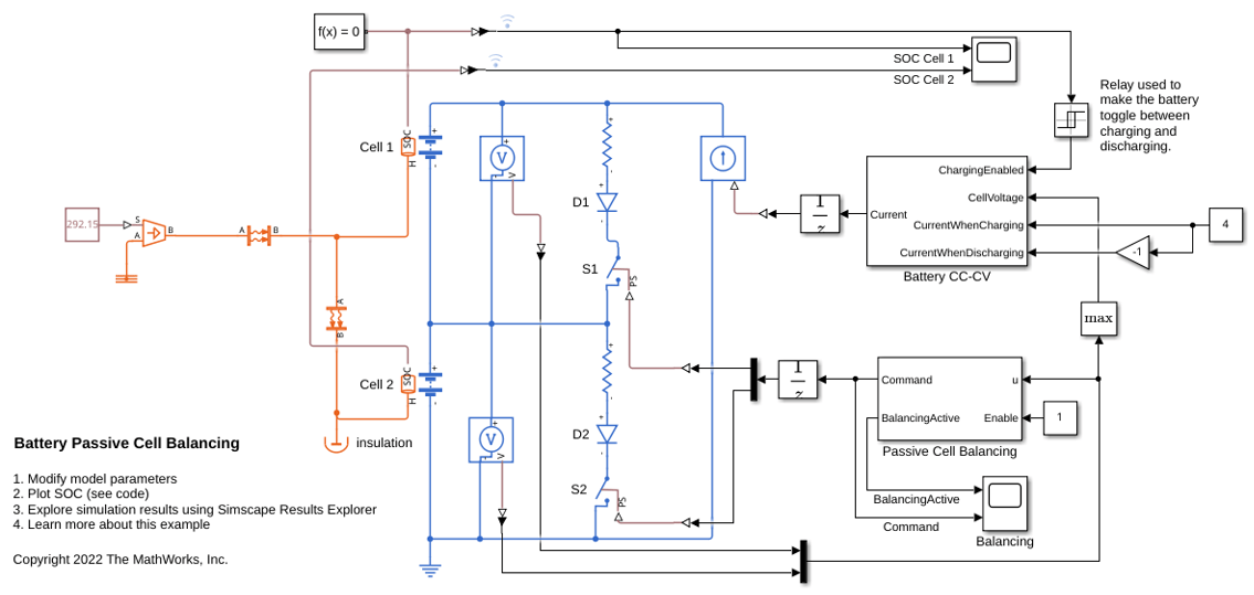 Battery Passive Cell Balancing