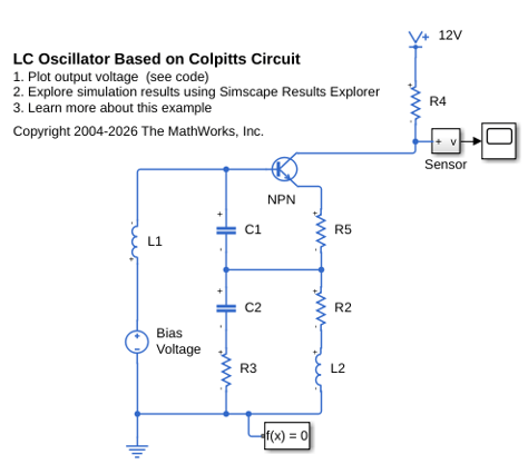 LC Oscillator Based on Colpitts Circuit