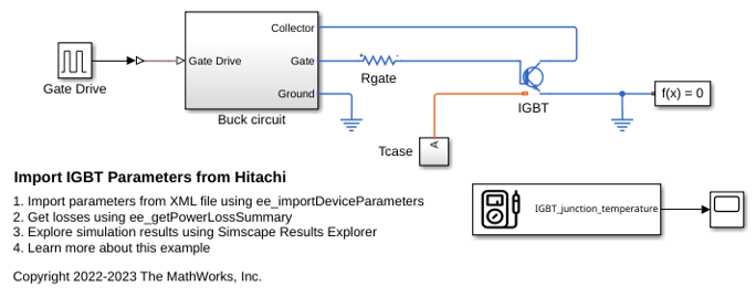 Import IGBT Parameters from Hitachi