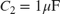 $C_2=1 \rm{\mu F}$
