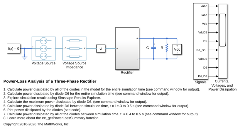 Calculate Losses in a Power Converter