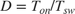 $D = T_{on}/T_{sw}$