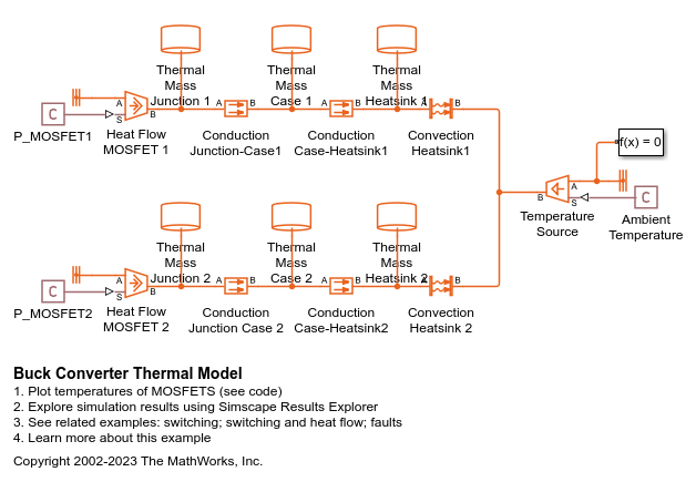 Buck Converter Thermal Model
