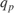 $q_{p}$