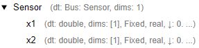 Bus hierarchy and properties for Sensor port