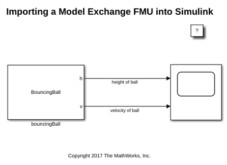 将模型交换 FMU 导入 Simulink