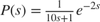 $P(s)=\frac{1}{10s+1}e^{-2s}$