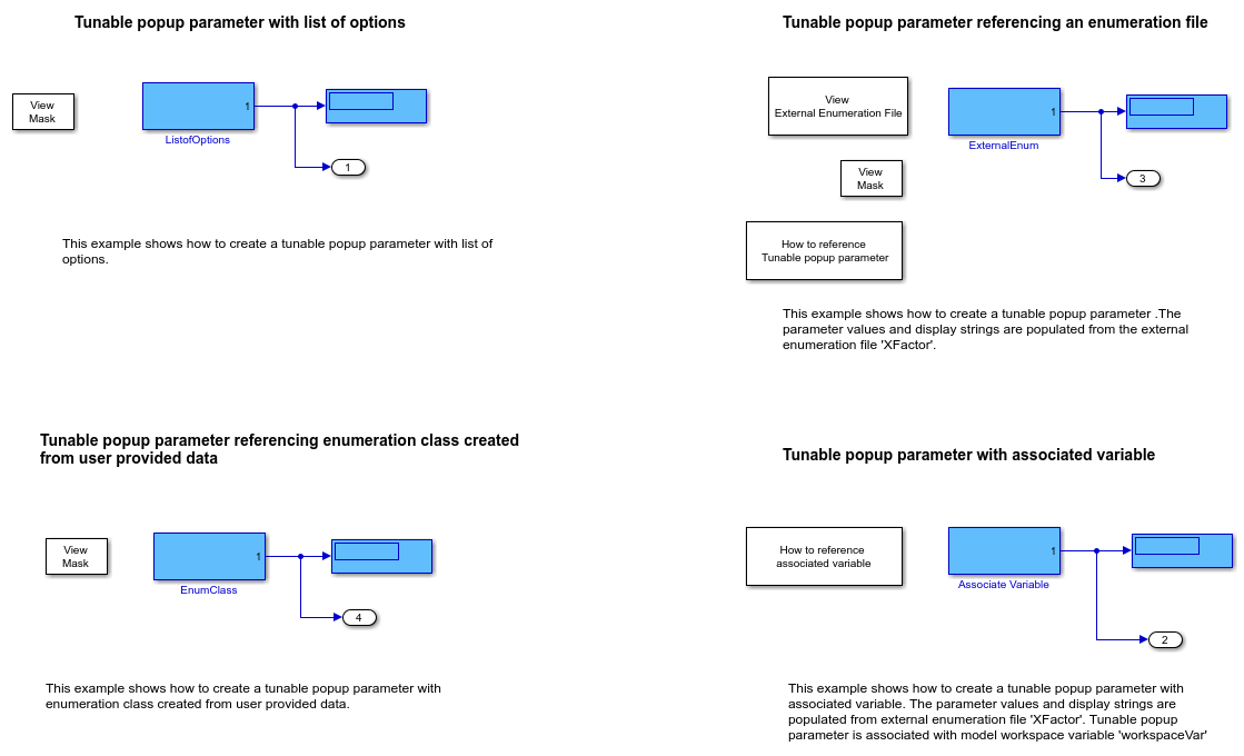 Tune Mask Enumeration Parameters - Popup and Radio Button