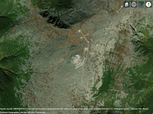 Zoomed-out view of Mount Washington
