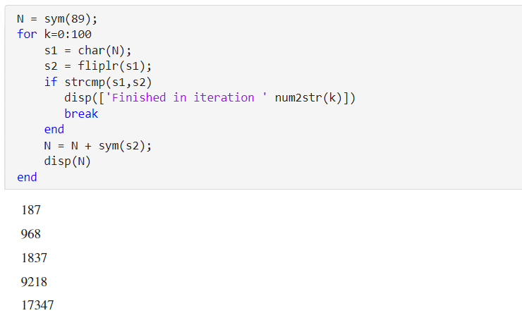 Handling Large Integers to Solve the 196 Problem