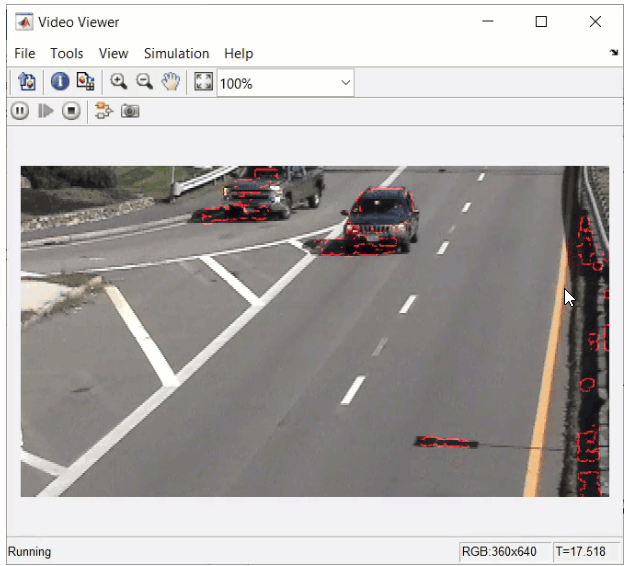Shadow Detection by Using OpenCV Code in Simulink